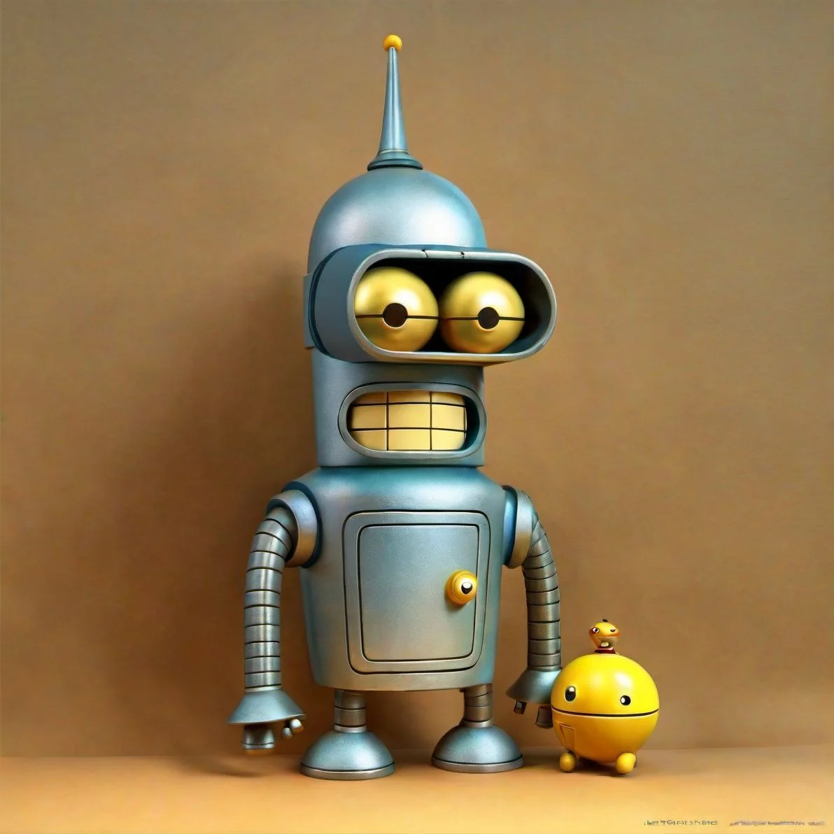 A benderbot ((pokemon)) <lora:SDXL-benderbot-Lora:0.9>, very detailed, clean, high quality, sharp image, ,Naoto Hattori