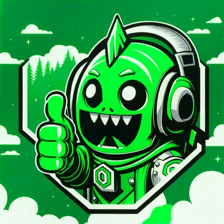 DonMSt0pS1gnXL green, forerunners (extinct), thumbs up <lora:DonMSt0pS1gnXL-000006:0.75>
