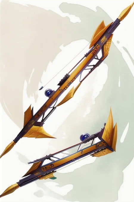 Zhuge Nu - A repeating crossbow that fired multiple arrows in quick succession, Realistic looking weapon, MagicItem_v1,