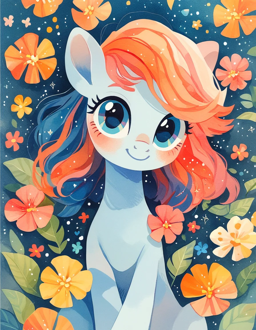 ncpy45 style cute my little pony <lora:ncpy45 style:1>, score_9, score_8_up, score_7_up, score_6_up, score_5_up, score_4_up