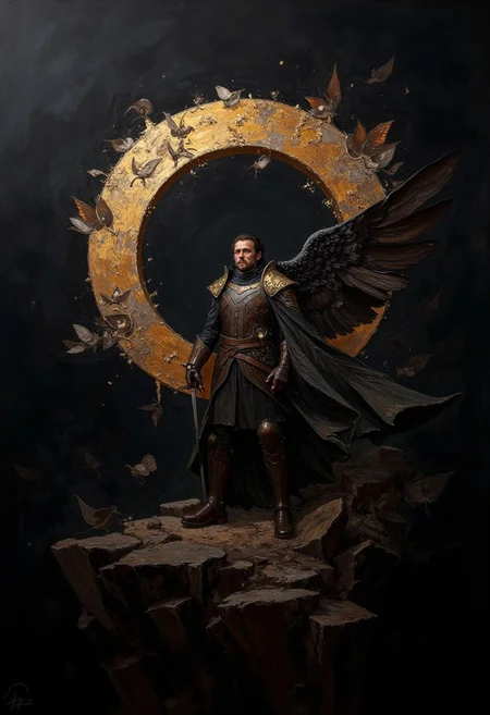 DB4RZ style painting, Completely The Battle of Helm's Pad absolutely nothing, pure black, detailed, but the Lord of the Rings of life are rising, FastNegativeV2, ral-dissolve, amazing quality, masterpiece, best quality, hyper detailed, ultra detailed, UHD, ,a from below view of photography cinematic, The Lord of the Rings: The Fellowship of the Ring (2001) film,lots of fine detail,award-winning,vibrant,artstation,aperture f/7,(soft lighting),cinematic quality,masterpiece,((fashion photography)),8k wallpapers, ratio,8k <cdt:col1=-0.4;col2=0;col3=-0.3;d1=0.2;con1=0.4;bri=0.3;sat=0.5;comment=classic canon>, <lora:RMSDXL_Creative:1.5>, <lora:RMSDXL_Enhance:1>