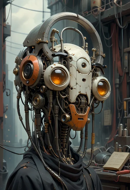 score_9, score_8_up, score_7_up, score_6_up,
cl1ppy, pokemon (creature), portrait, cowboy shot,
mcnm,
reelmech, mechanical parts, (cable, wires:0.4), machinery, joints,