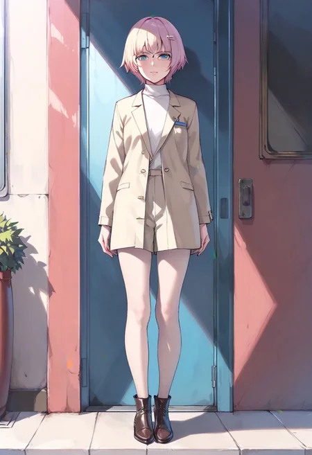 <lora:sdxl_lightning_8step_lora:1> <lora:Fixhands_anime_bdsqlsz_V1:1>score_9, score_8_up, score_7_up, best quality, uncensored, source_anime, intricate details, high quality, perfect anatomy BREAK
1girl, solo, full body,
 <lora:gis-esakipurin_XL(pony)notag:1>