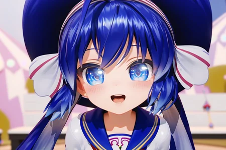 score 9, score 8 up, score 7 up, rating explicit,
detailed background, close up, face,
una, blue eyes, detailed eyes, light smile, open mouth,
shiny skin, blush, shirt, skirt, outdoors, <lora:una.pony:1>