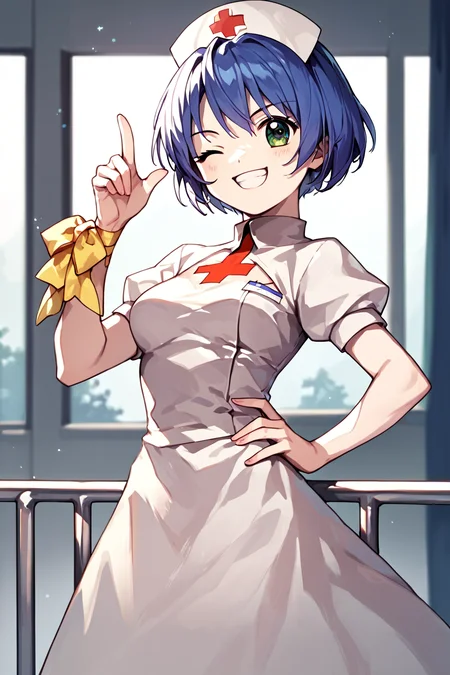 score_9, score_8_up, score_7_up, score_6_up, rating_safe, source_anime, best quality, masterpiece, detailed eyes, nurse outfit,