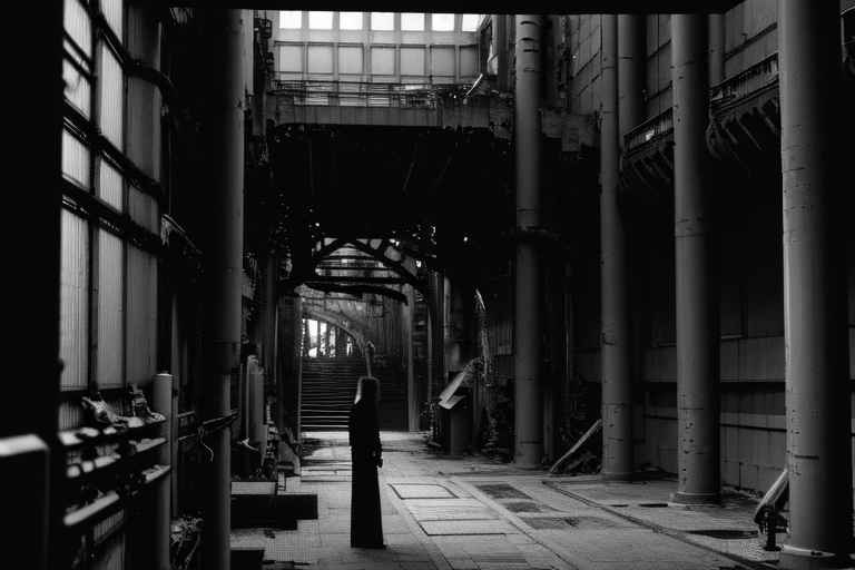 highly insanely detailed, masterpiece, top quality, best quality, highres, 4k, 8k, RAW photo, (very aesthetic, beautiful and aesthetic),  
tsutomu nihei,nihei_tsutomu,blame!,blame gakuen!,abara,TNstyle,sidonia_no_kishi,(deep horizon,mausoleum,giant room,stairs,space,spacecraft,city ruins,sidonia \(ship\),hangar,tower,lab,megastructure in background,tunnel),buildings,tentacles,machinery,air conditioner,gauna,gauna mech,drainpipe,letterboxed,clouds,bridge,empty,vast scenery,perspective,biomachine,bioluminescence,flock,dark background,no human, 
<lora:blamev2:0.8>, 
(1girl:1.3), 
solo focus, 
japanese onsen,onsen,âââ