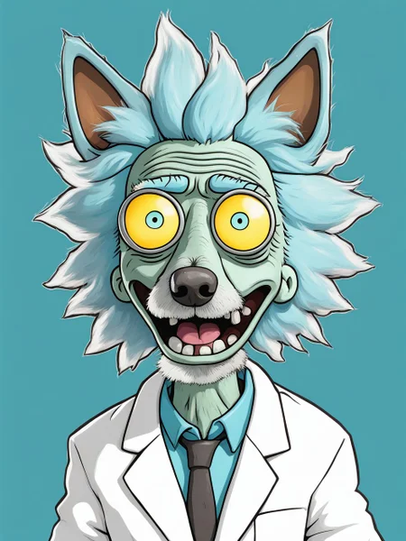 Rick Sanchez HuWoof <lora:SDXL_HuWoof_LoRA:1>