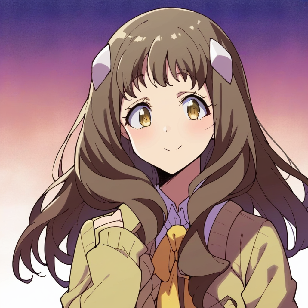 score_9, score_8_up, score_7_up, source_anime, BREAK, amakata_amame, 1girl, looking at viewer, gradient background, light smile,<lora:amakata_amame-ponyXL-v0.5:1>