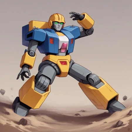 score_9, score_8_up, score_7_up, score_6_up, score_5_up, ,dynamic pose,cartoon,
BREAK
1male, robot male, (((transformers))), (((constructicons))), transformers animated, (((mixmaster))), (((scrapper))), robot, crawler treads, overalls, (((construction robot))), (((hard hat)))
BREAK dynamic pose, (((realism))), anatomically correct, 4k, masterpiece, Expressiveh, best quality, highly detailed, solo focus, 1girl, solo, retro artstyle,
(((constructionyardai)))
