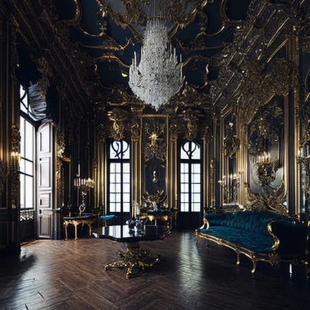 <lyco:baroque_interior_design:1.0> baroque room