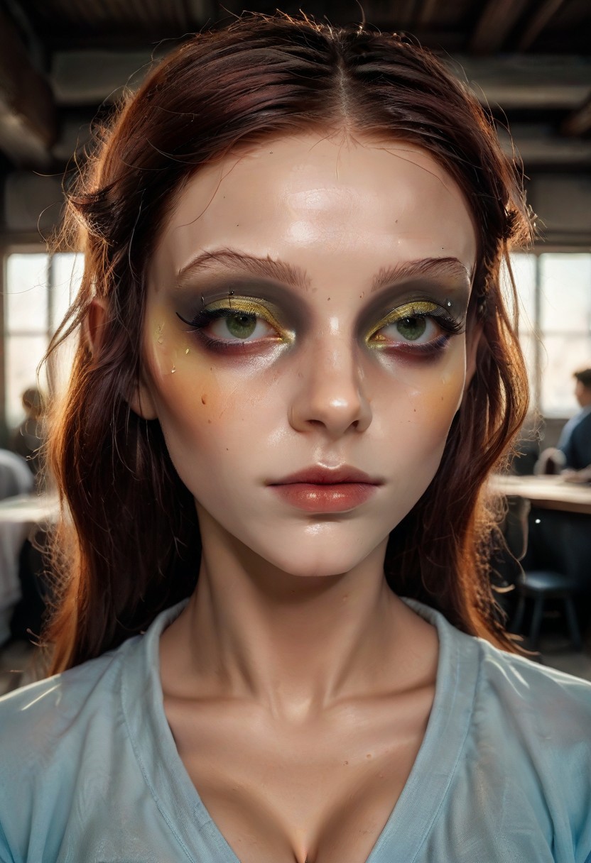 score_9, score_8_up, score_7_up, rating_safe, concept art, semi-realistic, 1girl, solo.
Young beautiful face, fit body, MakeUp.
((Big breast:1.2)), ((Round breast:1.2)).
GSSkin, ((Shine face))