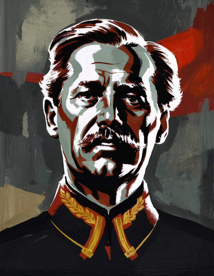 surreal painting of communist propaganda, dark theme, abstract painting background,  <lora:DiscoDeliriumXL-v1.2:1>