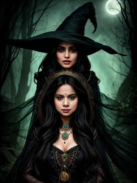 Hyperrealistic art A mesmerizing image of a beautiful Pakistani girl with long, flowing black hair, Photography, high-resolution DSLR with a prime lens, capturing every exquisite detail, âar 1:1 âv 5, Spellbinding Horror Comics Wicked Witch Wicked Village Witch Hat Cupcakes Cobwebs Sinister Chuckle Moonlight Ghostly Apparitions Making DIY Costumes
. Extremely high-resolution details, photographic, realism pushed to extreme, fine texture, incredibly lifelike