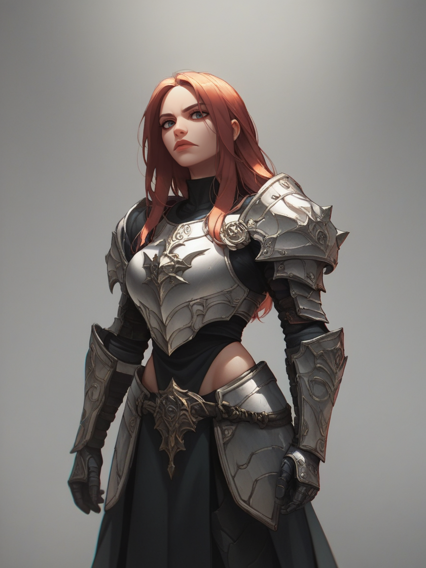 score_9. score_8_up, score_7_up, score_6_up, score_5_up, score_4_up, <lora:ju4nGXLP:0.9> ju4ng, 1girl, curvy, long hair, armor,