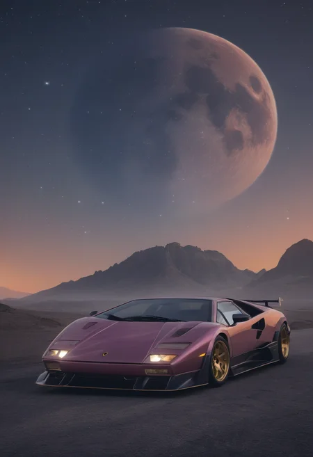 ethereal fantasy concept art of lamborghini countach,<lora:CHV-Zoom-000005:1>,Cornelisz Hendriksz Vroom vehicle,car, . magnificent, celestial, ethereal, painterly, epic, majestic, magical, fantasy art, cover art, dreamy