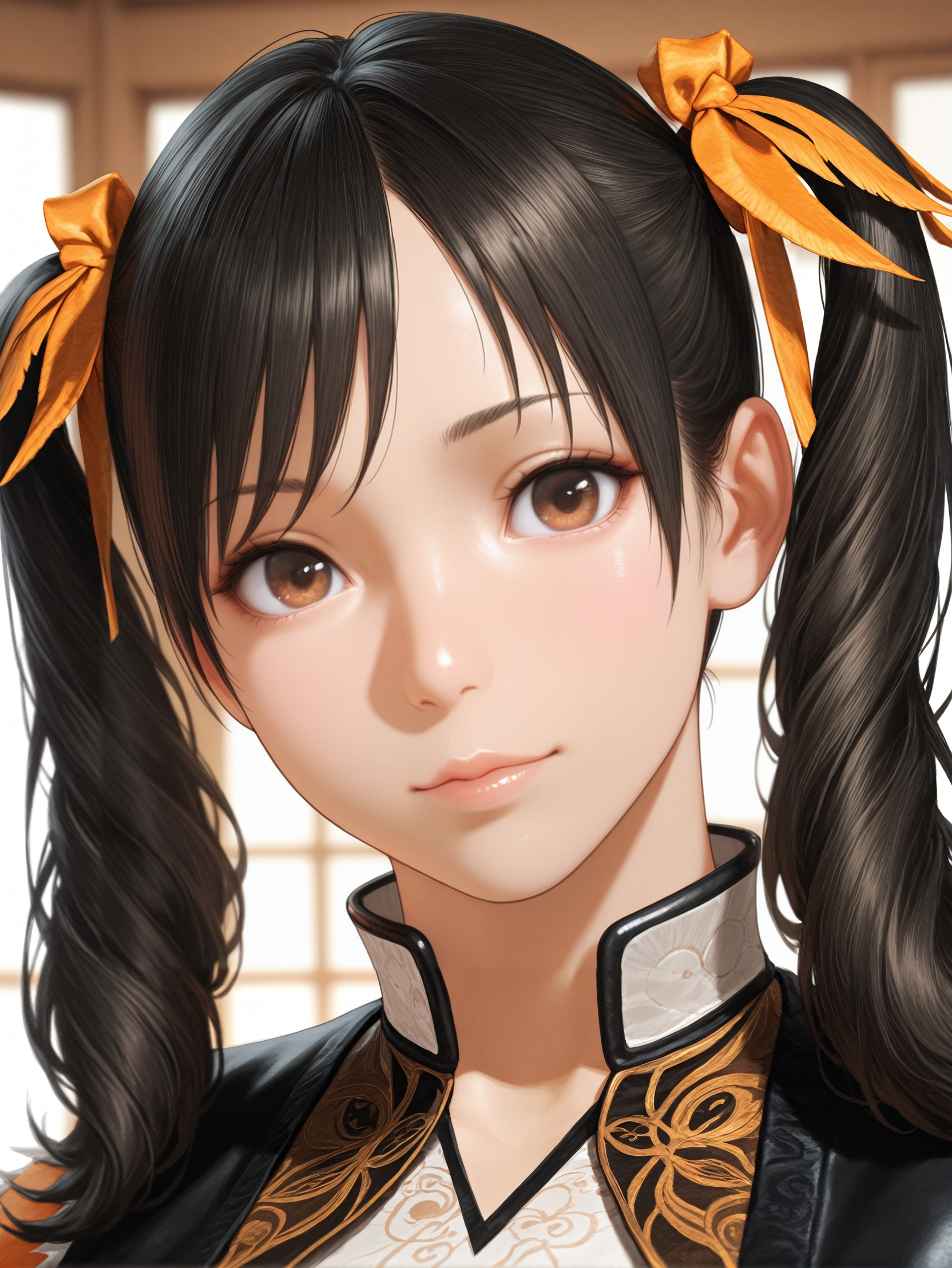 masterpiece, best quality, amazing quality, very aesthetic, absurdres, newest,
<lora:ILTKXiaoyu:1.0>
TKXiaoyu, 1girl, twin tails, black hair, brown eyes, looking at viewer, portrait