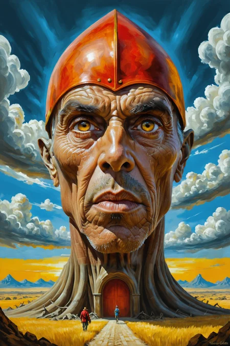 by Terry Oakes and Mitch Dobrowner in the style of Octavio Ocampo , digital painting <lora:digital_painting_envy02:1.00> <lora:more_art:0.25><lora:clothing_slider:1.00><lora:huge_anime_eyes:0.85><lora:attractive:0.75><lora:great_lighting:1.00><lora:aesthetic:0.85><lora:photorealistic_portrait:0.85><lora:RMSDXL_Enhance:0.45><lora:RMSDXL_Creative:0.35><lora:RMSDXL_Photo:0.45><lora:RMSDXL_Darkness_Cinema:0.50><lora:XDetail_heavy:0.45><lora:perfect_eyes:0.15><lora:perfect_hands:0.15><lora:midjourney:-0.15><lora:looking_at_viewer:0.75>