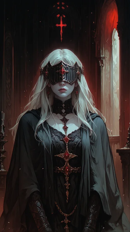 score_9, score_8_up, score_7_up, score_6_up, phantom, pale skin, girl outlines, black clothes, closed clothes, eyes covered by cloak, dark atmosphere, red shades background, indoors, high detailed, high res, <lora:ph4nt0m01lXLP:0.7> <lora:r3dgl0wXLP:0.6>