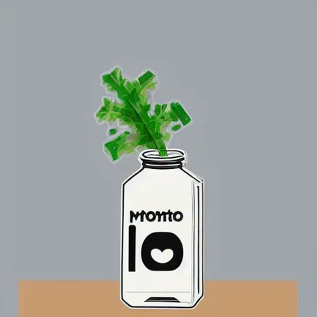 ( pantone-milk ) isometric milk  bottle