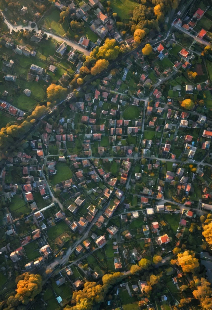 A high definition, high quality, realistic photograph of a cityscape completely integrated into nature, detailxl