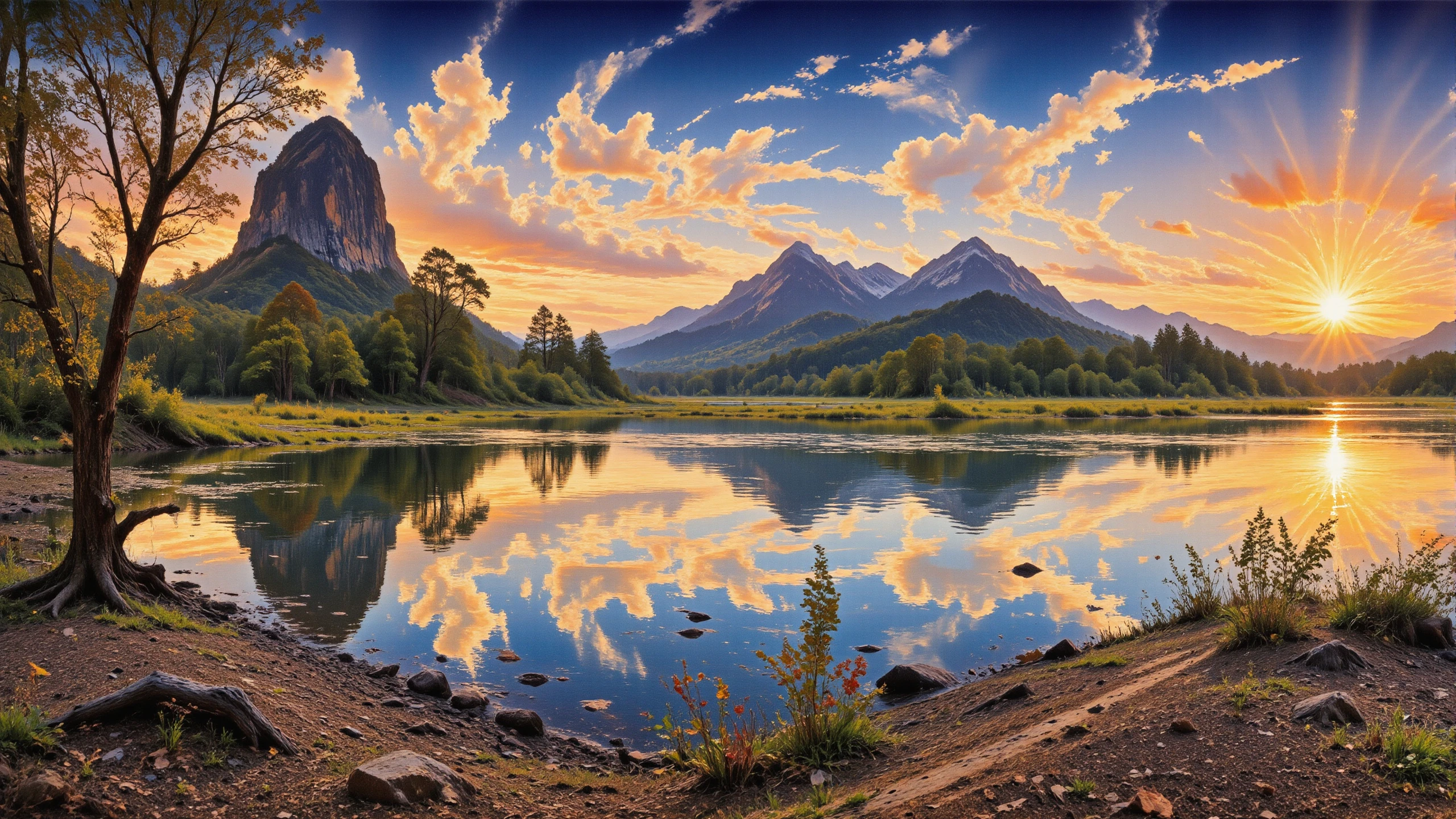 beautiful Papua New Guinean landscape,  early morning, pretty woman, intricate, very detailed, sharp, colorful, multilayer surrealistic paint,  <lora:Hand v2:1> <lora:Anti-Blur:1> <lora:Insane Detail Slider:0.5>   <lora:Flux.1_Turbo_Detailer:0.6> <lora:flux-photo-transparent_Alpha_1.0:0.8> <lora:flux.1_lora_flyway_Epic-detail_v2:0.6>,  <lora:Painterly01b_CE_FLUX_AIT:0.8> pntrlyCE_style,  <lora:VividlySurreal:1>