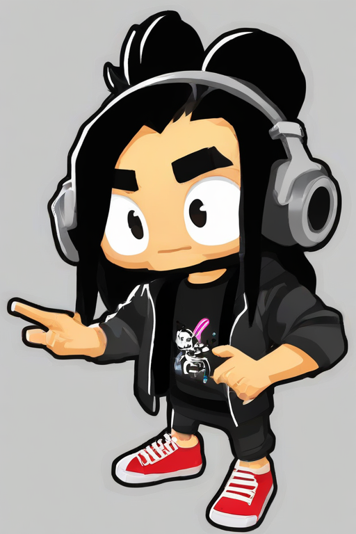<lora:PE_BTD6Style:1> PEBTD6Style,cartoon,
Skrillex DJ