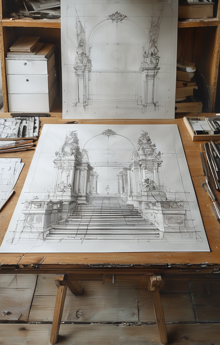 masterpiece,best quality,<lora:tbh226-sdxl:0.9>,illustration,style of CAD drawing,