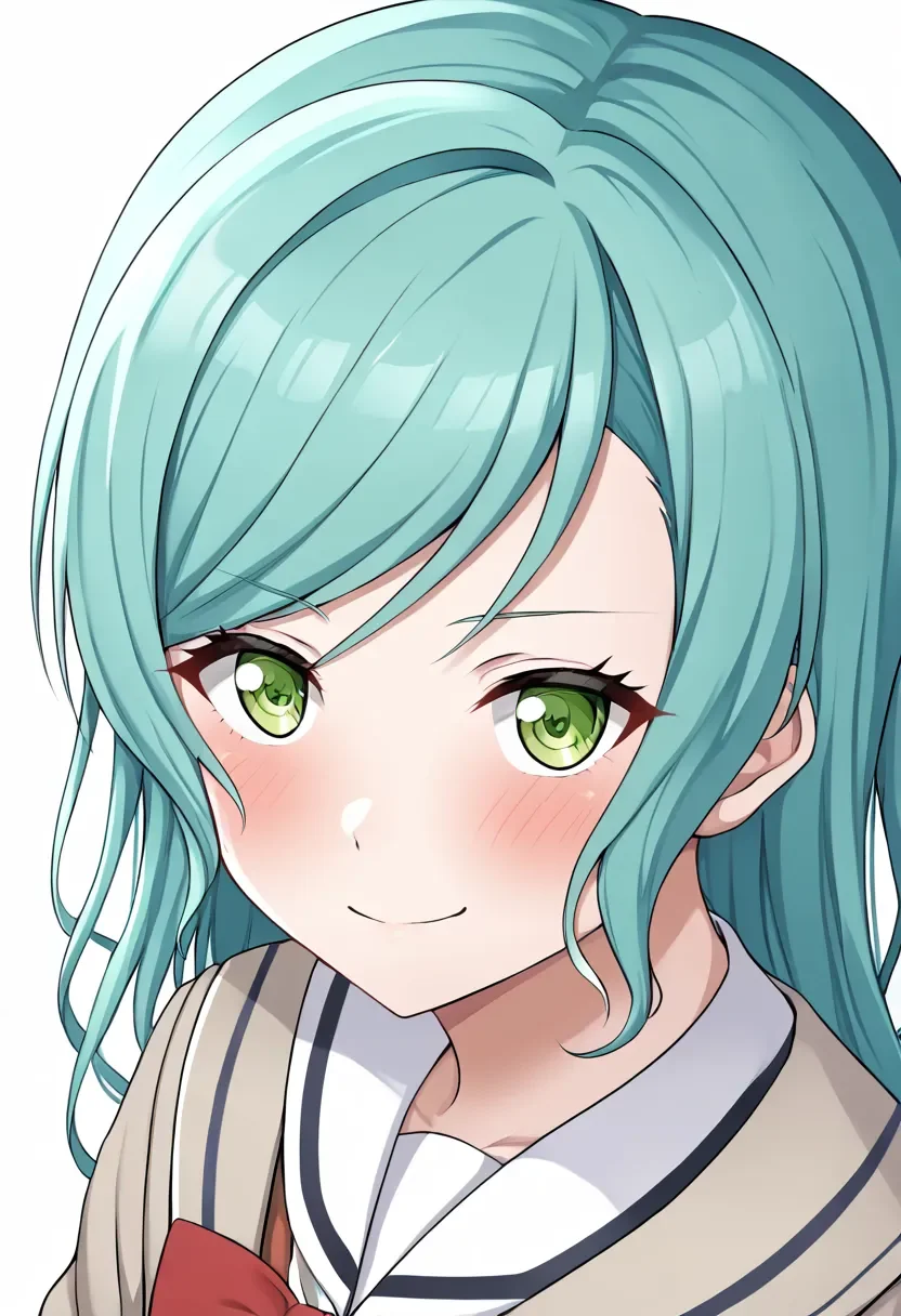 <lora:bang2_pd6_0001:1> 1girl, hikawa sayo, bang dream!, school uniform, upper body,