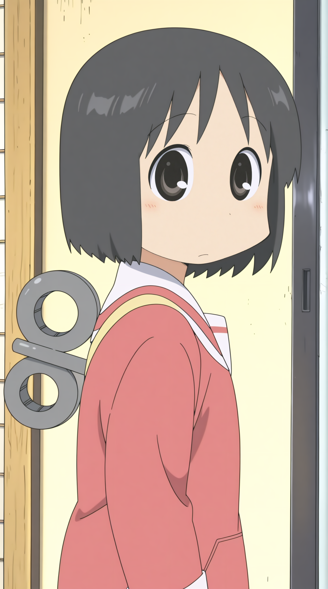shinonome nano, winding_key, anime coloring <lora:Nichijou-shinonome_nano-illu:0.8>