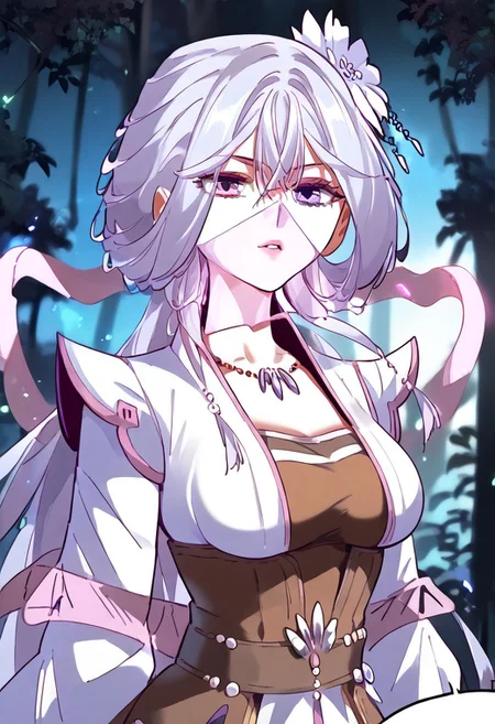 masterpiece, best quality, amazing quality, 
masterpiece, best quality, amazing quality, nsfw, explicit, from below, monster girl, 1girl, solo, 
<lora:Chu_Qingcheng__Demon_Emperor__Illustrious:1>
1 girl, solo, long hair, white hair, layered hairstyle, side-swept bangs, flower hair ornament, hair flower, purple eyes,
chinese clothes, white long dress, gold-trimmed dress, brown corset, emerald gem, gem brooch, front bow, long sleeves
masterpiece, best quality, intricate details, gothic fantasy, upper body portrait, dramatic pose, confident gaze, cinematic lighting, clean background, glowing magical particles, detailed face, vibrant colors,
(heterochromia:1.1), looking at viewer, exposing white latex, (magical transparent wings:1.2), multiple wings, large wings, (cameltoe:0.8), one leg on stone, knee up, side view, outdoors, (swirling magic energy:1.3), fallen tree in background, (dark shadows:0.7), (high contrast:0.7), volumetric lighting, intricate details, blurry background, depth of field    ,  view from above, portrait,  close-up,  long eyelashes,
wlop, nhl-001, limited palette, realistic <lora:noobai_ep11_stabilizer_v0.138_fp16:0.3> <lora:NOOB_vp1_detailer_by_volnovik_v1:0.3> <lora:nhl-002-nai:0.7> <lora:nhl-001-20:0.8> <lora:XXX667:0.6>