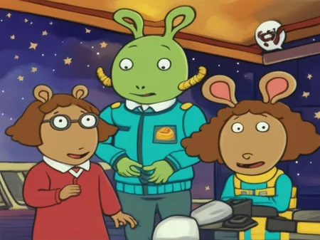 The secret life of aliens from other space on ArthurShow <lora:SDXL-ArthurShow-Lora:1>, Very detailed, clean, high quality, sharp image