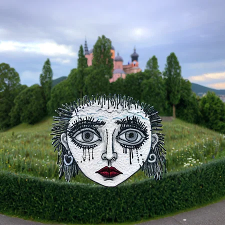 (masterpiece), (best quality), (ultra-detailed), low quality,blurry,ugly,worst quality,art brut,outsider art,baroque landscape,awful,gross,badly drawn,disconcerting,crayon,marker,sharpie, illustration, disheveled hair, detailed eyes, perfect composition, moist skin, intricate details, earrings, by wlop