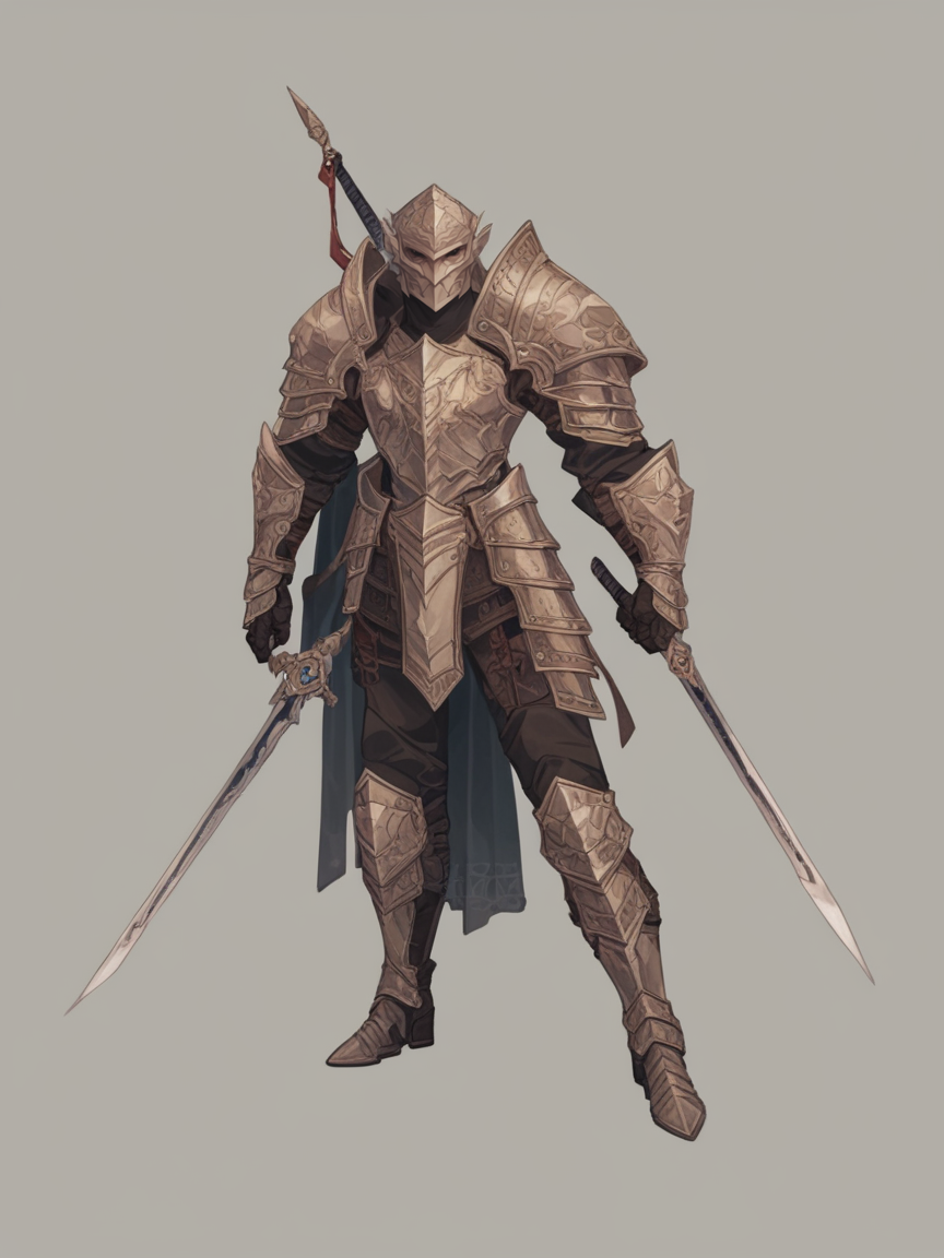 score_9, score_8_up, score_7_up, score_6_up, score_5_up, score_4_up,   <lora:11ng3z0XLP:1> 11ng3z0, armor, weapon, full body,