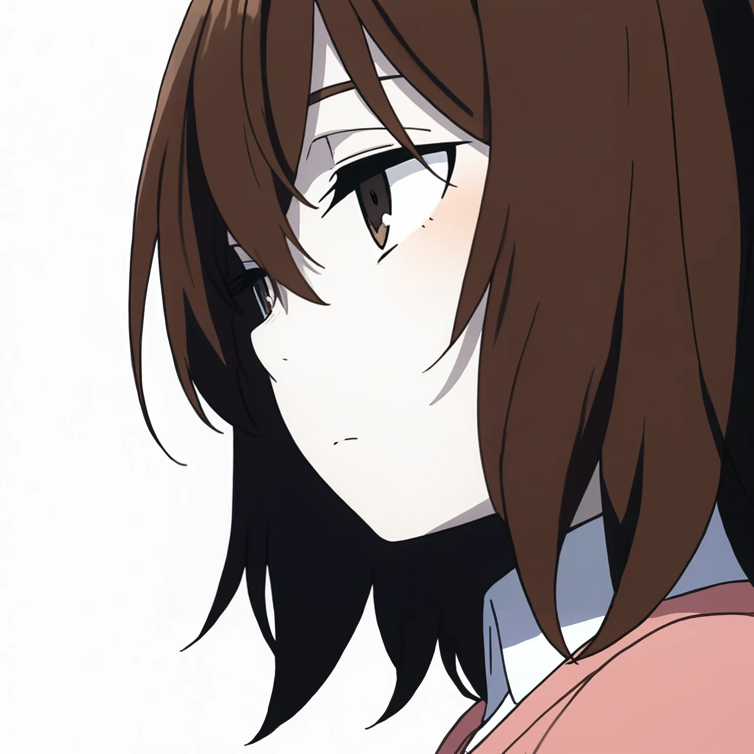 pixiv masterpiece, score_9, score_8_up, source_anime, score_7_up, best quality, high res, absurd res,
<lora:Kayo_Hinazuki_Illustrious_v19-000013:0.85>,kayo_hinazuki_il, 1girl, brown_eyes, short_hair, brown_hair, solo, expressionless, face, close-up, light_pink_sweater, single_button_collared_shirt, from side, white background, simple background, high quality, outstanding illustration