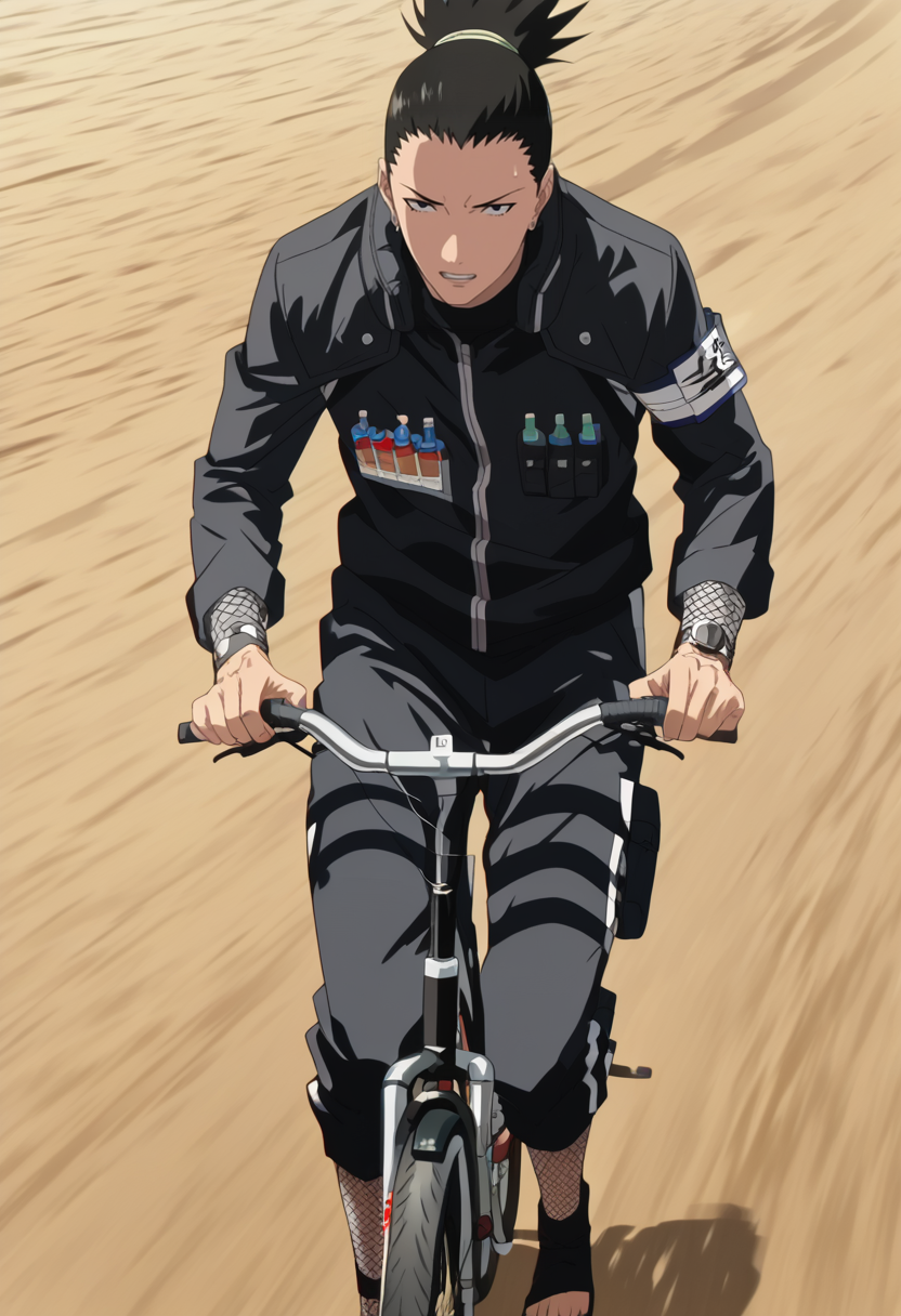 score_9,score_8_up,score_7_up,score_6_up,masterpiece, full body, 1boy, Shikamaru a determined konoha shinobi, sm_an_stl ,source_anime, anime screencap, anime, animification,
<lora:add-detail-xl:1> ,<lora:Shikamaru:1>, <lora:Smoother_Anime_Screencap_Art_Style_Pony_LORA:1>, ,Compete in a triathlon, pushing your limits in swimming, cycling, and running,Hellfire Club Montpelier Hill Ireland