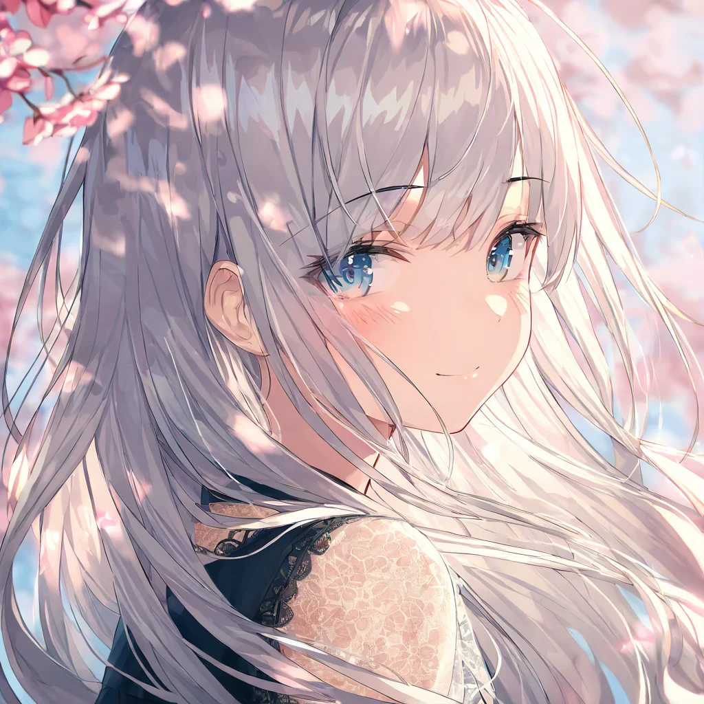 1girl,solo,looking at viewer,long hair,bangs,blush,eyebrows visible through hair,upper body,smile,day,blurry,masterpiece, best quality, very aesthetic, absurdres,, <lora:lighting-NAI:0.8>