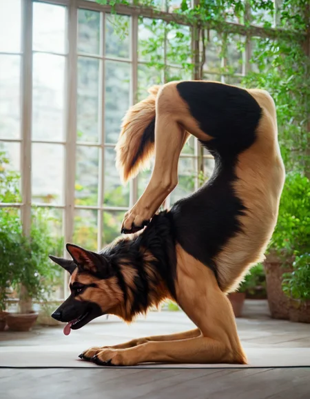 score_9, score_8_up, score_7_up,
source_furry,
a dog exercising vrischikasana  pose,domestic dog,feral,
 fur, ((fluffy)),german shepherd,
paws, tongue out,
outdoors, garden,
soft lighting,
doghouse,
 <lora:vrischikasana:0.9>