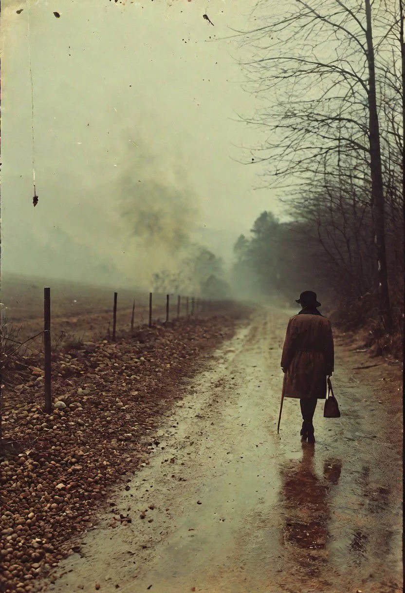 the cigarette near Amaral
