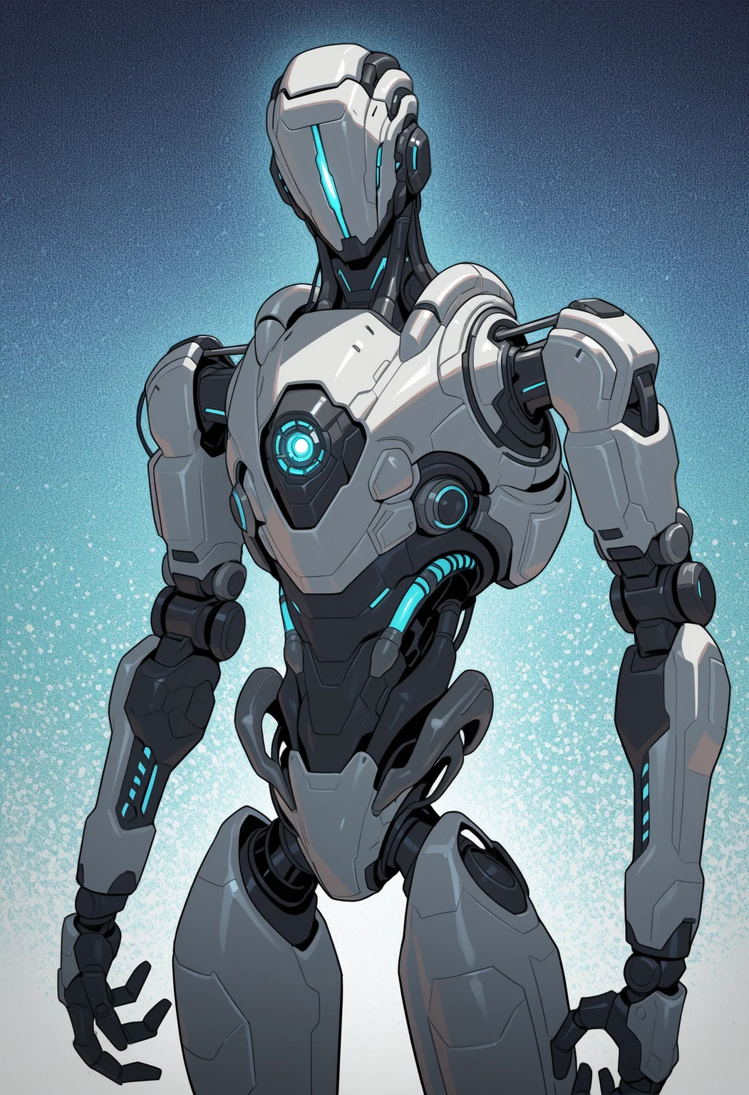 solo, 1boy, male focus, s4mu3lh4yd3n, no eyes, robot, glowing, abstract background, multicolored background, posing,
perfect anatomy, masterpiece, perfect quality, best quality, detailed, newest, very aesthetic <lora:SamuelHayden_DOOM_V1_ILXL:0.8500000000000002>