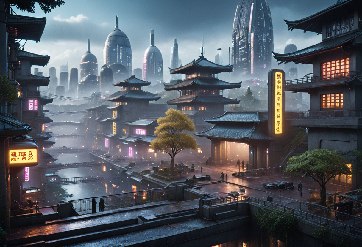 realistic, RAW photo, high quality, Stable_Yogis_PDXL_Positives, \\\\\\\\\\\\\\\\n<lora:Cityscape_From_Above_Concept_Art_VW_Style:0.4> cyberpunk,satellite photo of a huge <lora:Unfazed retro style - XL SDXL V2.0:0.3>,<lora:Naboo:0.2> Naboo, <lora:Ron Fricke style v2:0.0> Ron Fricke style, <lora:cwhyberponk:1.0> cwhyberponk,<lora:Cyberpunk_3D:0.5> Cyb3punk vast city with <lora:0942 torii_v1_pony:0.5> ruanyi0942,multiple torii,outdoors,stone stairs,tree,<lora:Hover_car:0.5>, in , featuring <lora:yellowxgrey:0.0> Everything in yellow, everything in grey,yellow color aesthetic,grey color aesthetic,yellow theme,grey theme,<lora:Neon_Noir_SDXL:0.3> mad-neon-noir