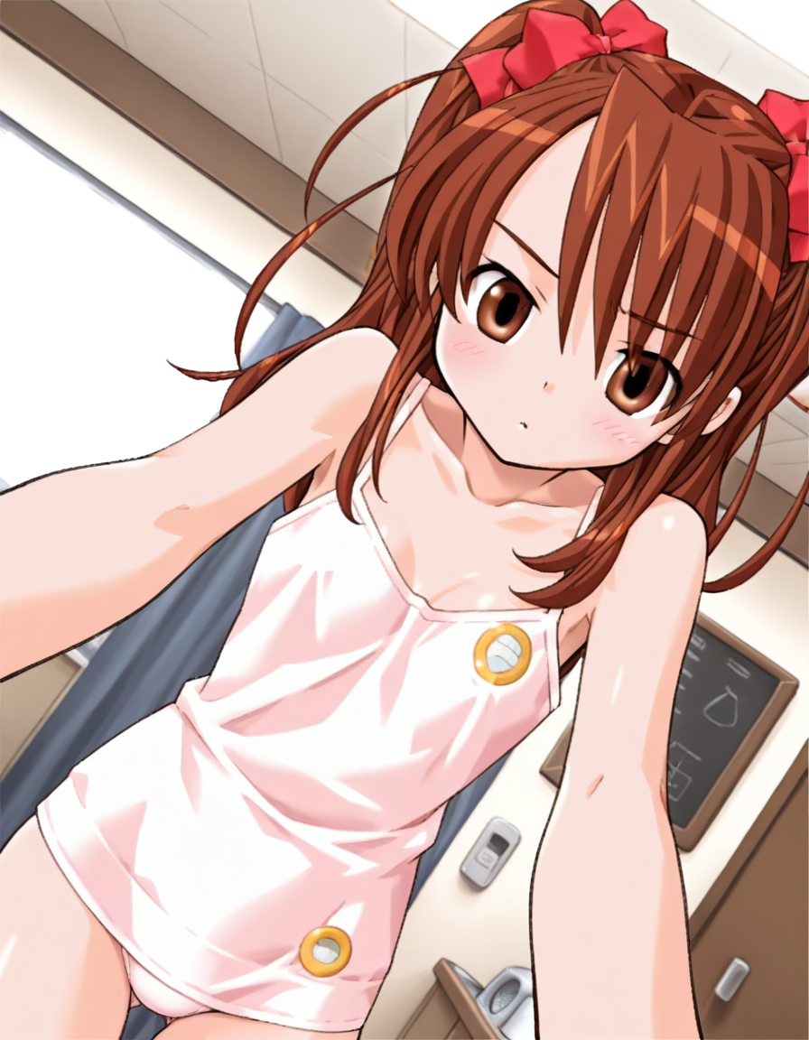 score_9, score_8_up, score_7_up, game cg, BREAK official art, solo, 1girl, one girl, 
<lora:saeki_yuki:1>, saeki yuki, long hair, brown hair, brown eyes, twintails, 
sencitive, 
dynamic angle, model pose, loo at viewer,
 (masterpiece:1.3), best quality, high resolution, unity 8k wallpaper, extremely detailed CG, 8K,