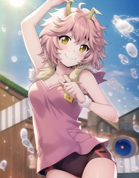 portrait, solo girl, Mina_Ashido_Shurik-3000.pt