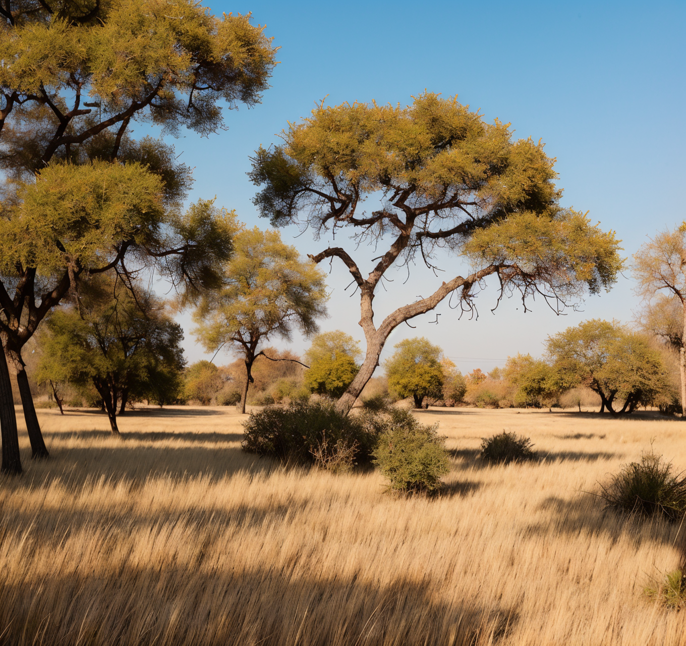 RAW photo, (masterpiece:1.3), subsurface scattering, heavy shadow, (high quality:1.4), (intricate, high detail:1.2), professional photography, HDR, High Dynamic Range, realistic, ultra realistic, photorealistic, high resolution, film photography, ambient lighting, atmospheric effects, <lora:detail_slider_v4:2>, OverallDetail,  <lora:Savanna:1>, savanna, and, desert, field, foreground, grass, landscape, painting, people, sky, the, trees, epiCPhoto