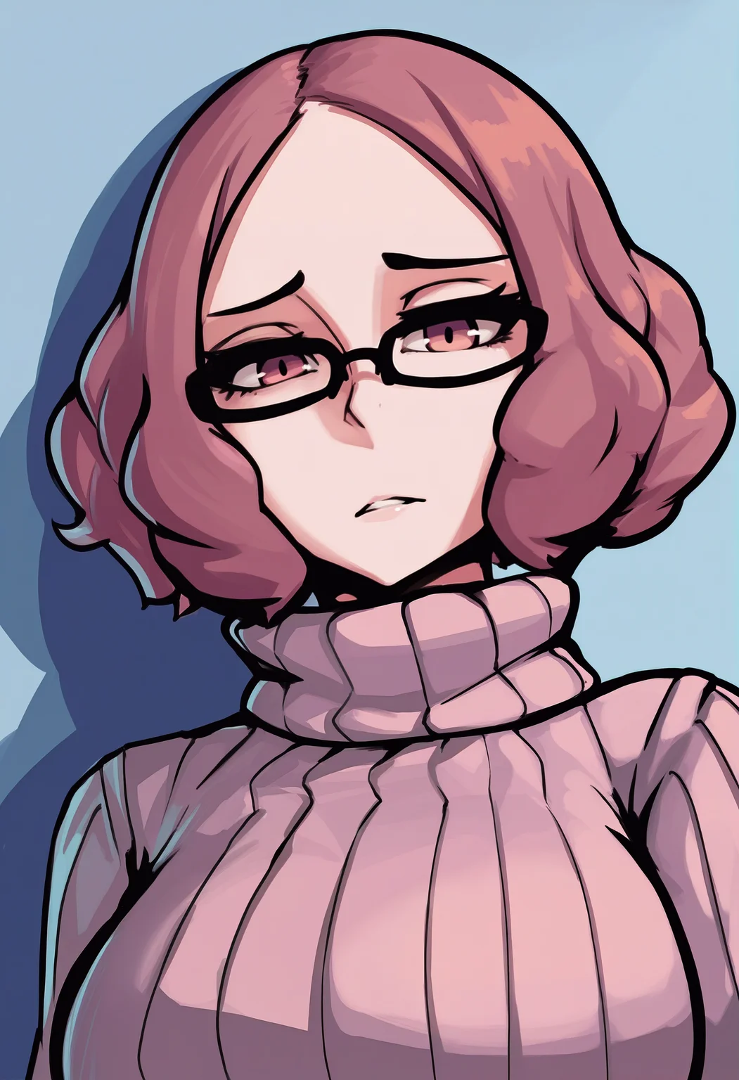1girl, solo, okumura haru, sweater, turtleneck sweater, portrait, glasses, looking at viewer,
masterpiece, best quality <lora:boxman-guy90-Illust-Lycorisv1:1> namxob