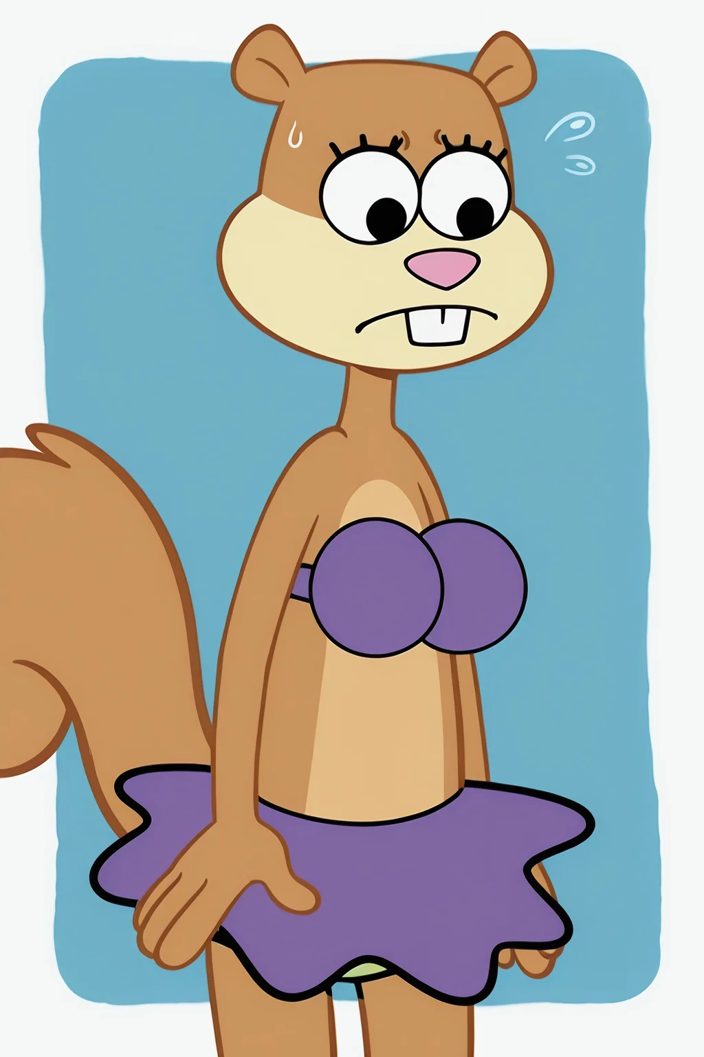 1girl, solo, FCheeXXXF, squirrel tail, furry, fur, anthro, cute, adorable, charming, simple background, soft, smooth, very aesthetic, masterpiece, best quality, amazing quality, 8k, 16k, ultra-HD