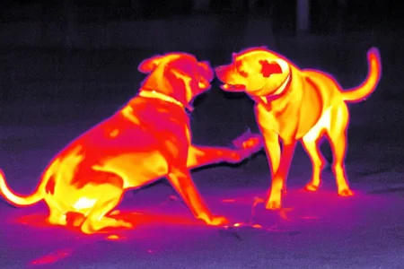 dog fights, thermalvision <lora:thermalvision_v0.0.3:1.05>