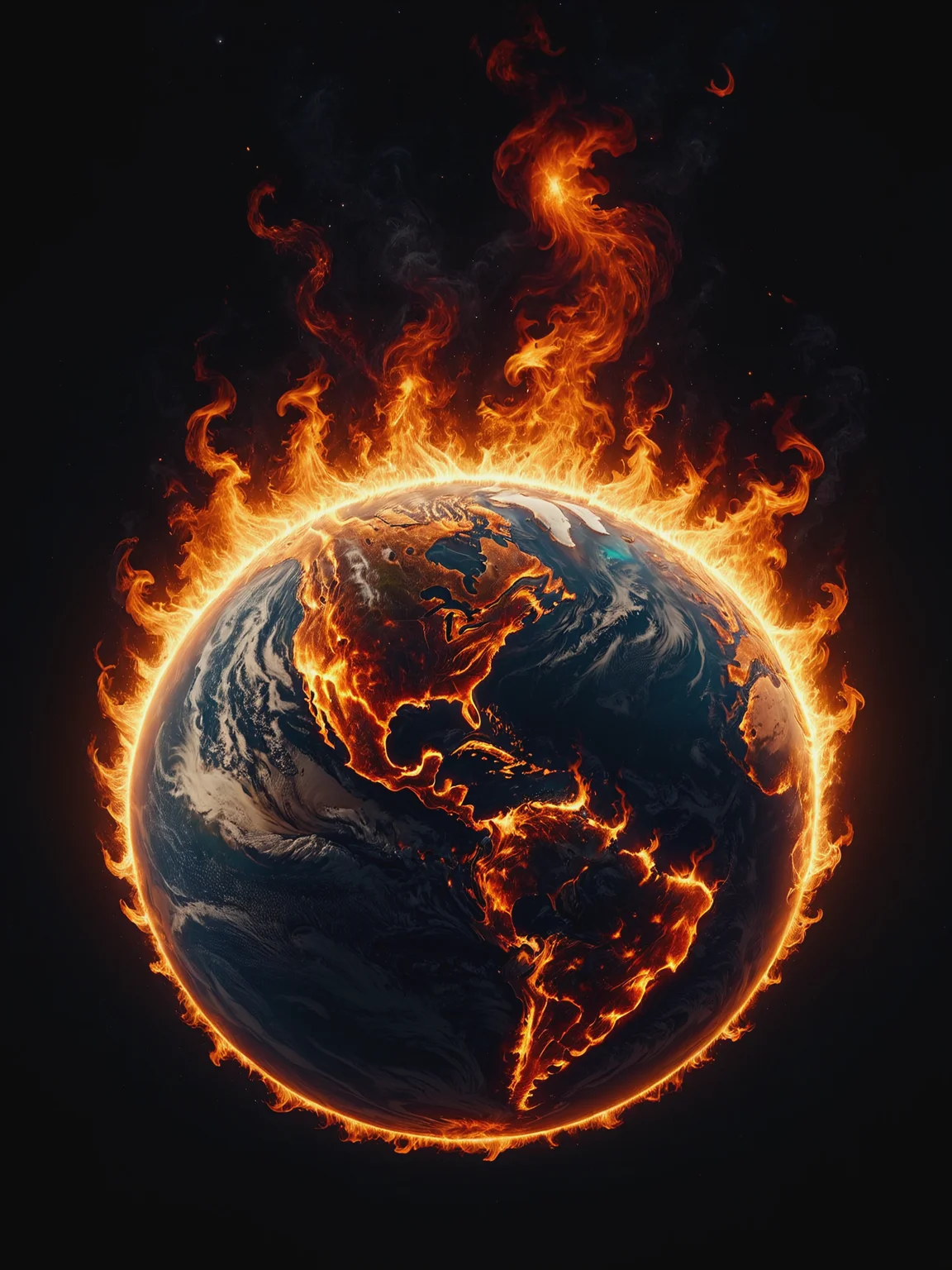 mad-flames earth burning, space <lora:Flames_SDXL:0.8>, raw photo, film grain, Fujifilm XT3, (photorealistic, realistic:1.2), deep shadow, 8k, uhd, dslr, ultra high res