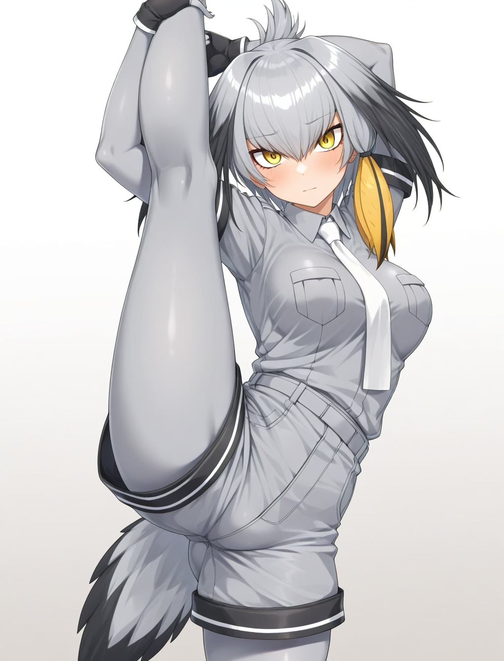 <lora:shoebill_XL_illustrious-noob_v1:1> 1girl, shoebill \(kemono friends\), casual, standing split,, best quality, masterpiece, high quality,  highres, absurdres ,<lora:NoobV065sHyperDmd:1>