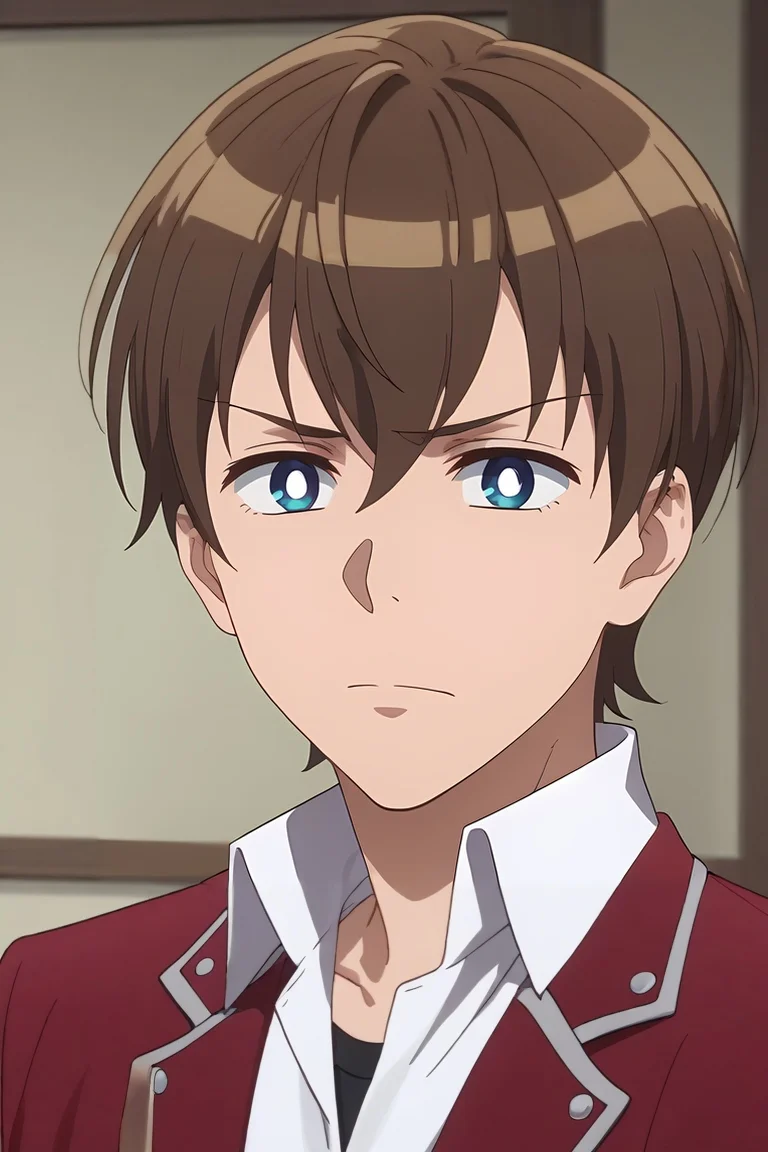score_9, score_8_up, score_7_up, , rating_safe, intricate details, anime screencap, anime coloring, , , , 1boy, solo, male focus, <lora:masato_oosuki_pony:0.76>, masato_oosuki, brown hair, blue eyes, short hair, bangs, hair between eyes, bright pupils, white pupils, , , <lora:sdxl_lightning_8step_lora:1>