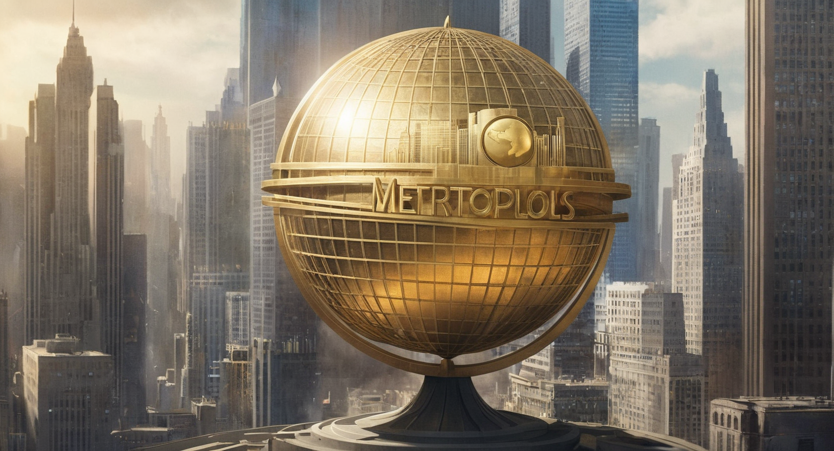 concept art of  <lora:Metropolis City:1>
metropolis city a daily planet building with a golden globe on top of it, digital artwork, illustrative, painterly, matte painting, highly detailed